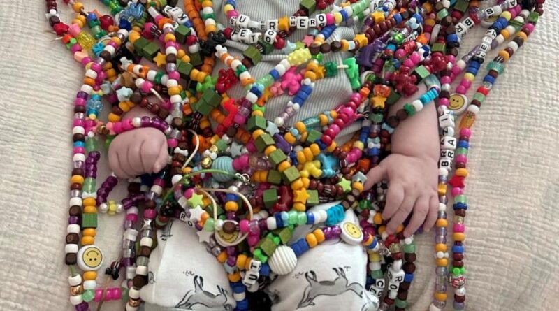 SickKids has an amazing bead program where patients collect beads for each procedure during their treatment and Mary Rankin says her granddaughter Rowan Brazil has hundreds.